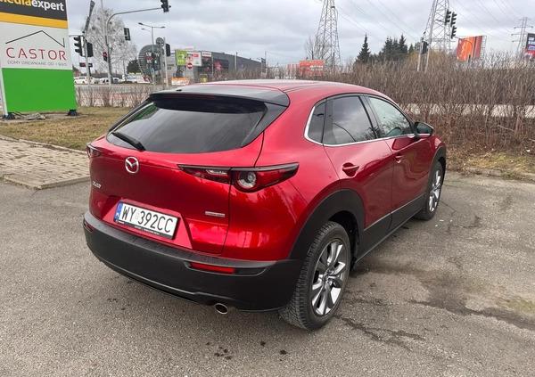 Mazda CX-30 cena 118900 przebieg: 24600, rok produkcji 2021 z Warszawa małe 29